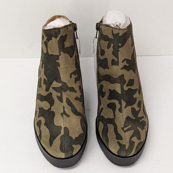 Lucky Brand Karmeya Ankle Boots, Green Camo, Women's 6 M - Picture 5 of 7